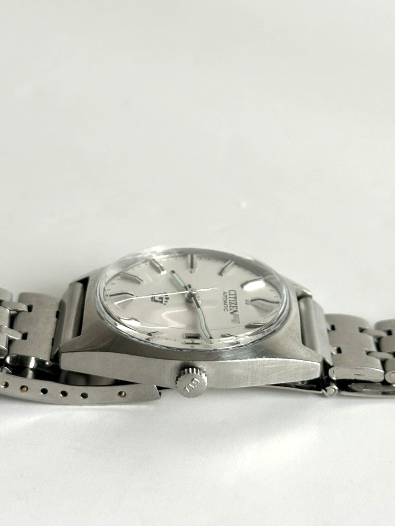 Citizen automatic watch 62-8816, Japan 1970s – black dial, serviced, new acrylic crystal