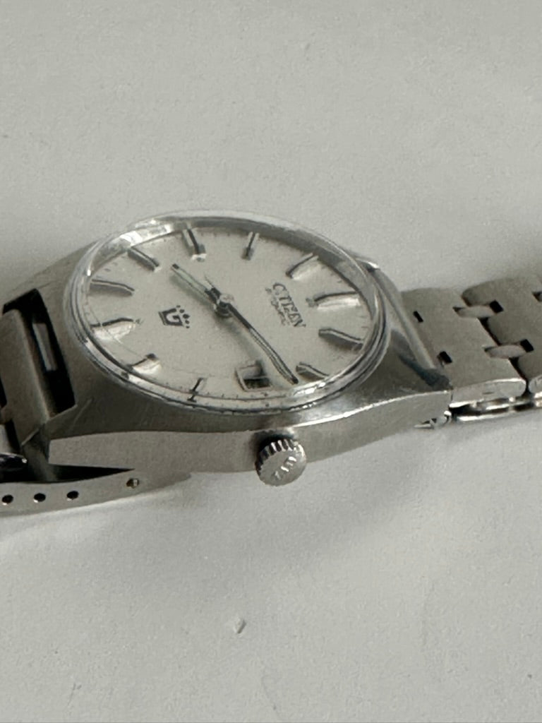 Citizen automatic watch 62-8816, Japan 1970s – black dial, serviced, new acrylic crystal