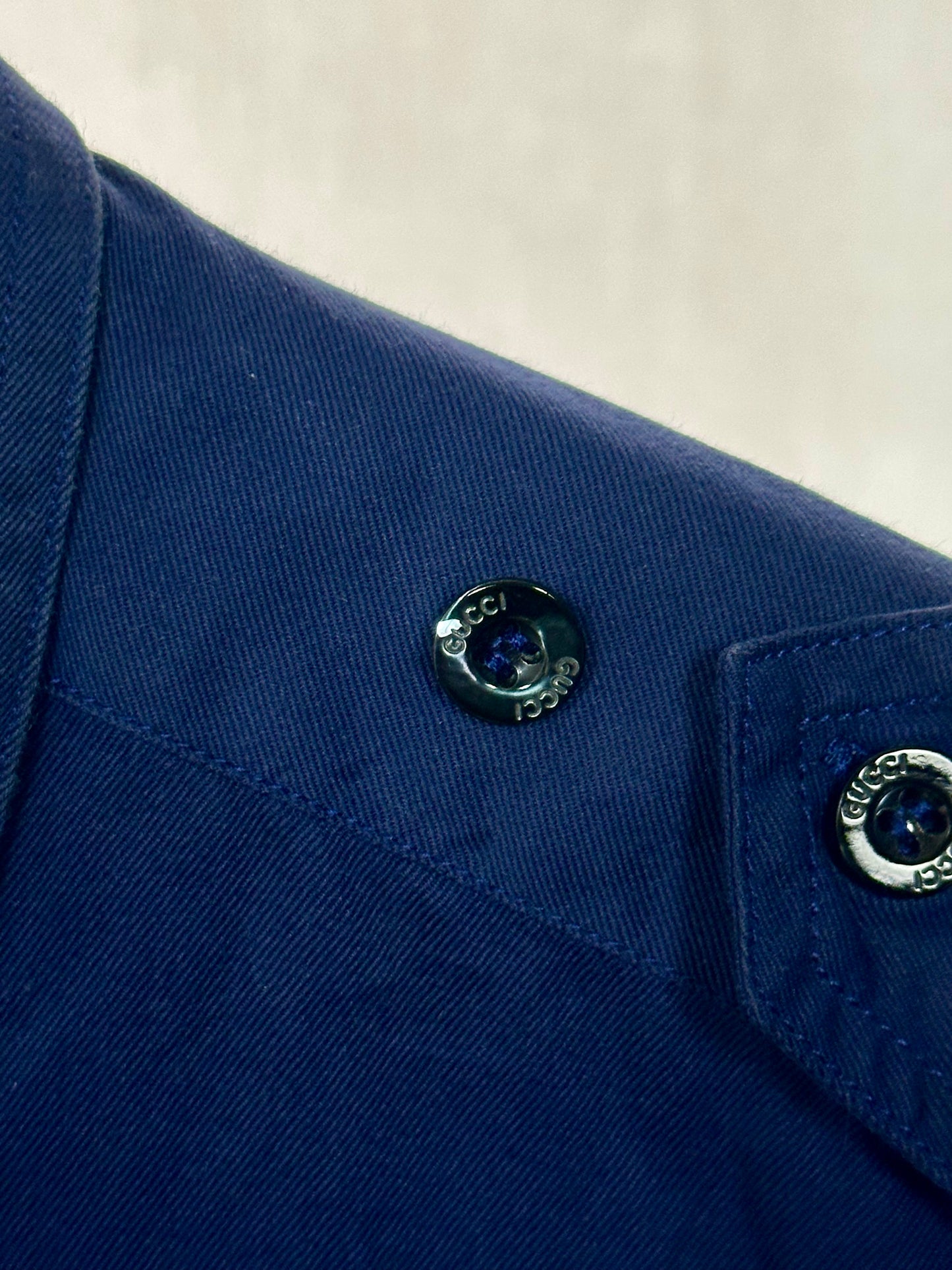 Gucci military cotton shirt – 2000s