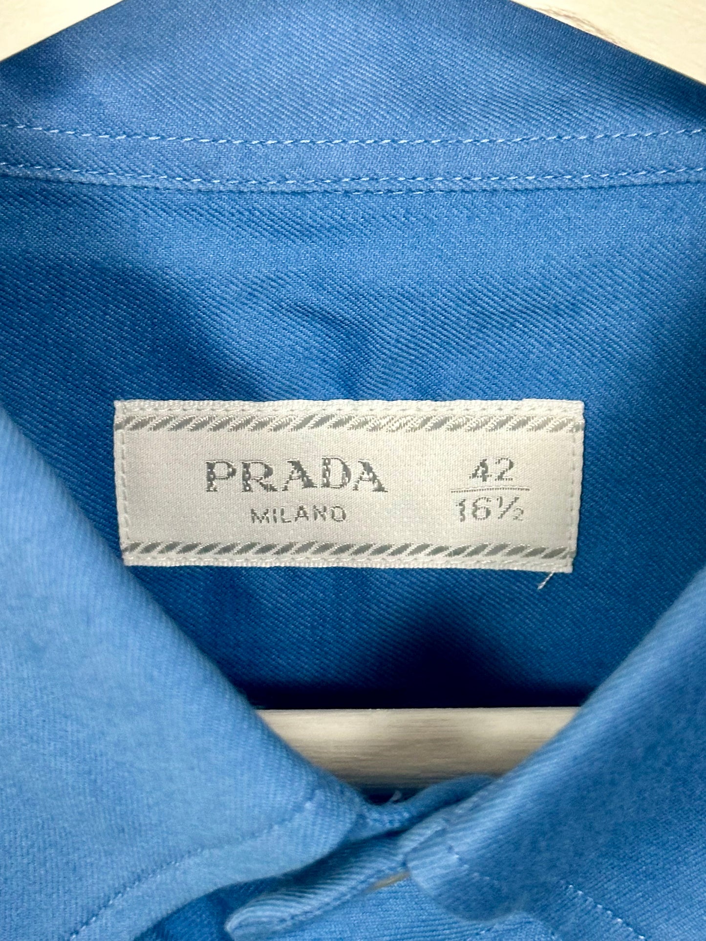 Prada blue cotton shirt – 2000s