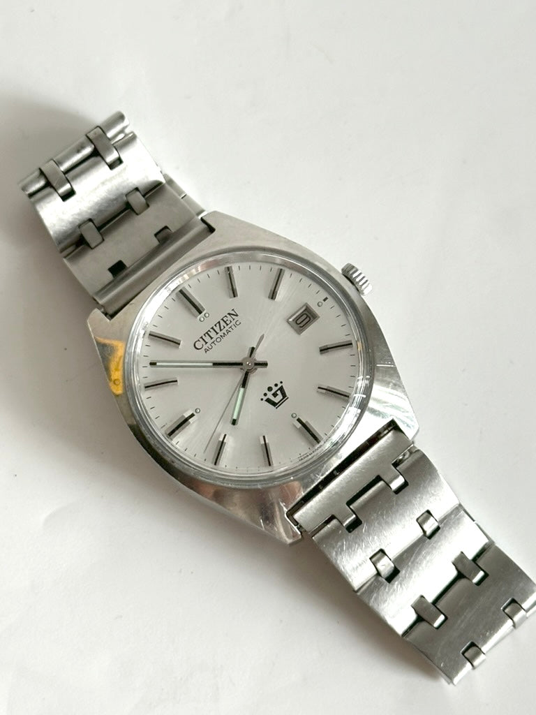Citizen automatic watch 62-8816, Japan 1970s – black dial, serviced, new acrylic crystal