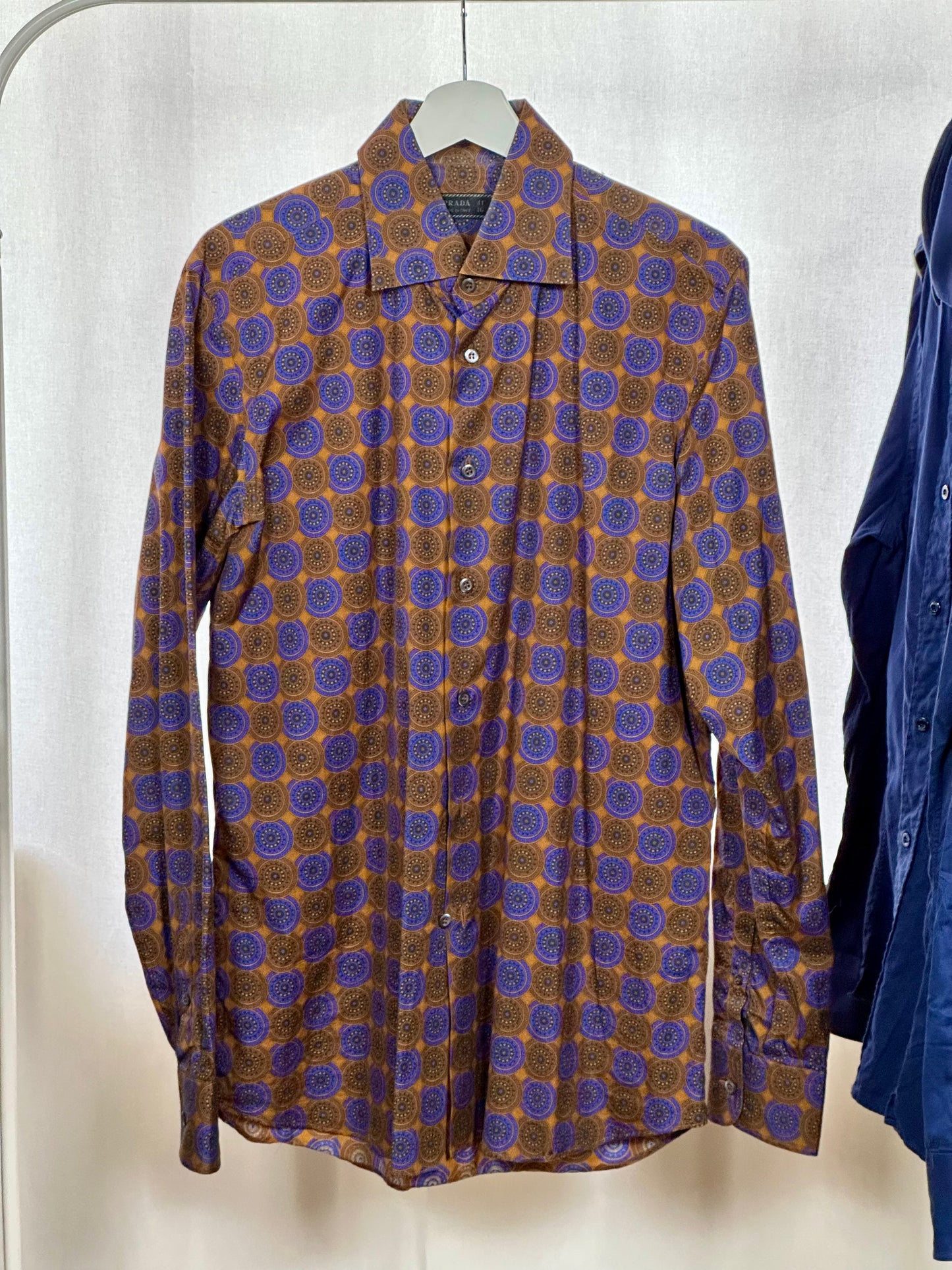 Prada geometric cotton shirt – 2000s