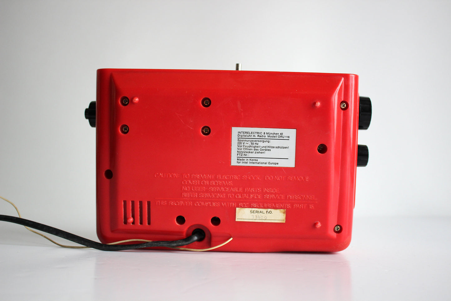 Intel DRU 116 Flip Clock Radio β 1970s
