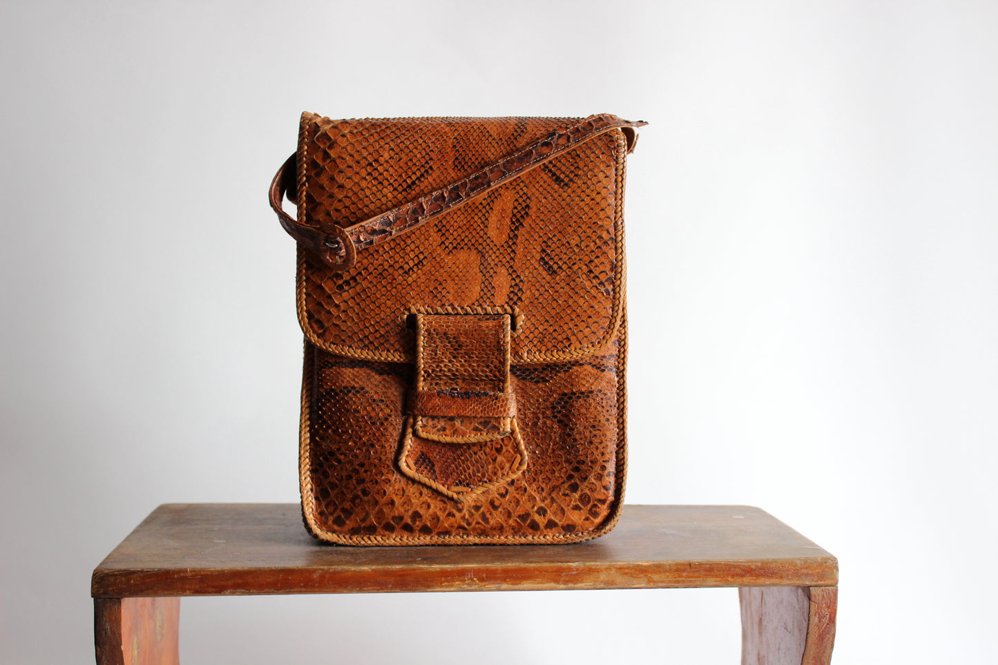 Carmen, 1970s genuine snakeskin bag