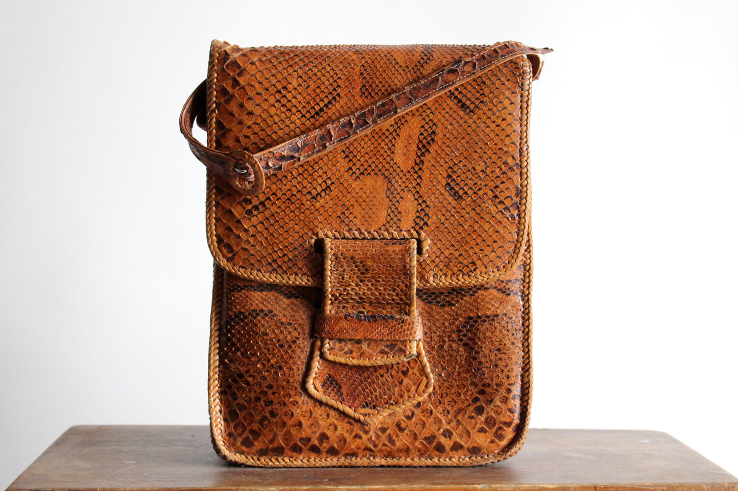 Carmen, 1970s genuine snakeskin bag