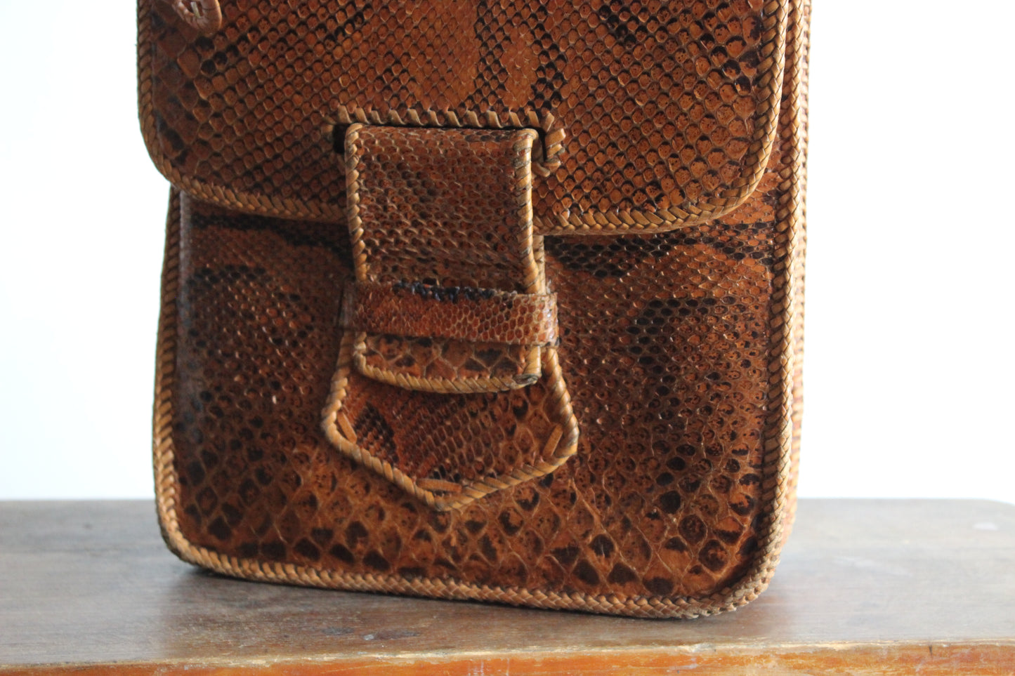 Carmen, 1970s genuine snakeskin bag