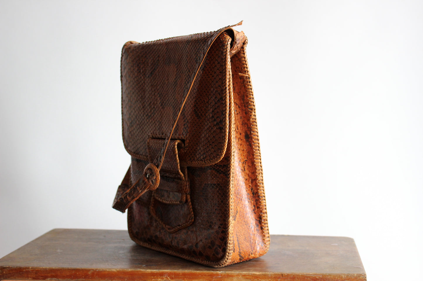Carmen, 1970s genuine snakeskin bag