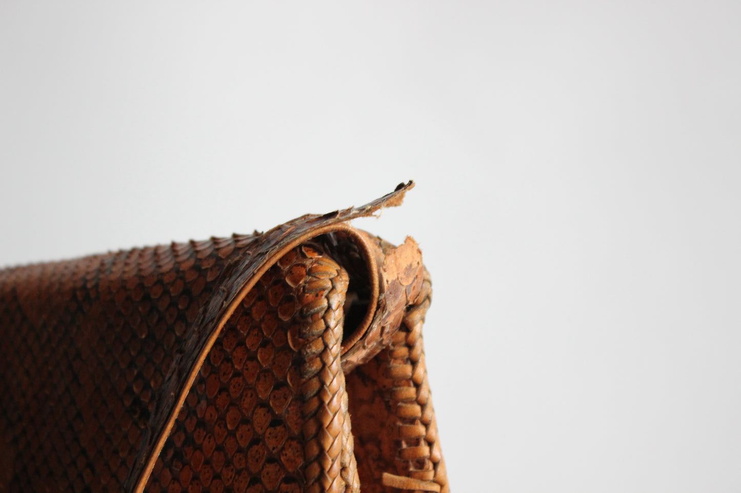 Carmen, 1970s genuine snakeskin bag