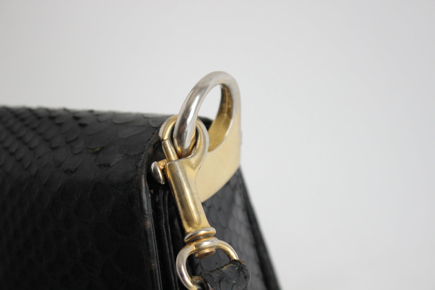 70s Snake-Skin Bag for All the Right Drama