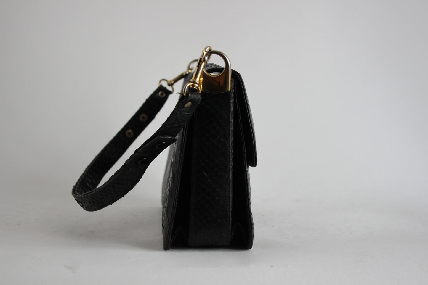 70s Snake-Skin Bag for All the Right Drama