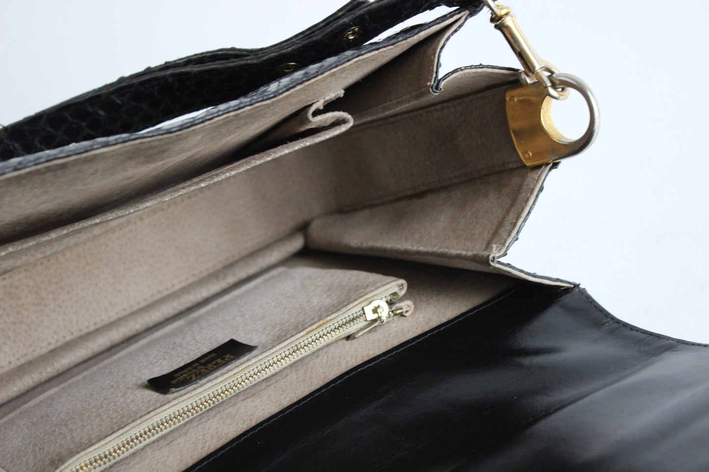 70s Snake-Skin Bag for All the Right Drama