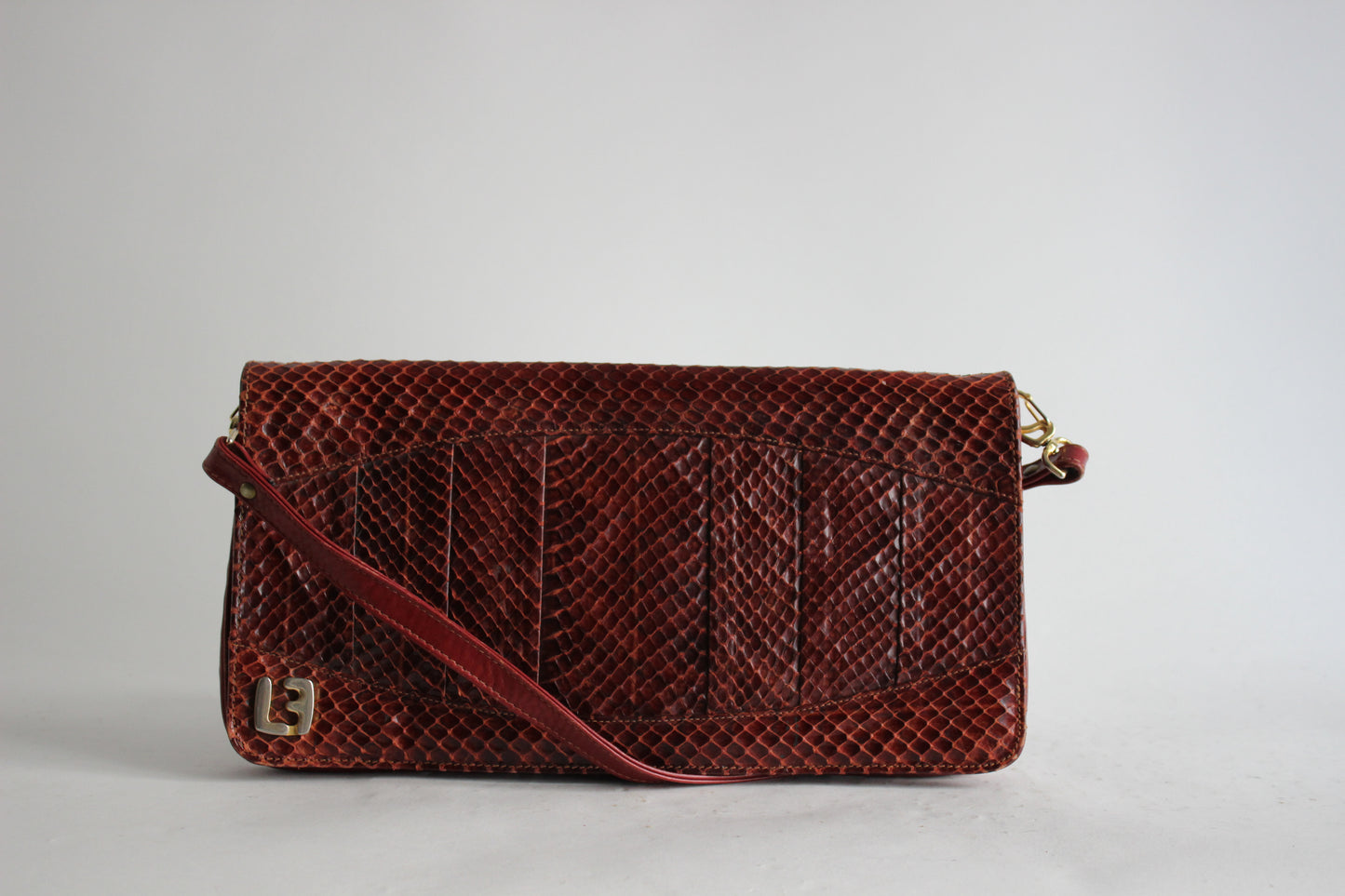 Vintage Dano Barolo Leather Shoulder Bag - 1980s