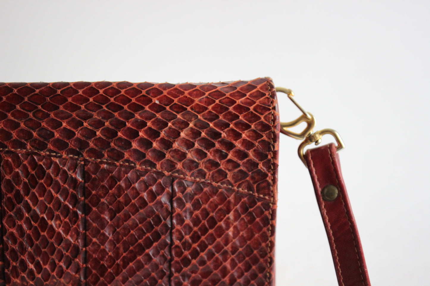 Vintage Dano Barolo Leather Shoulder Bag - 1980s