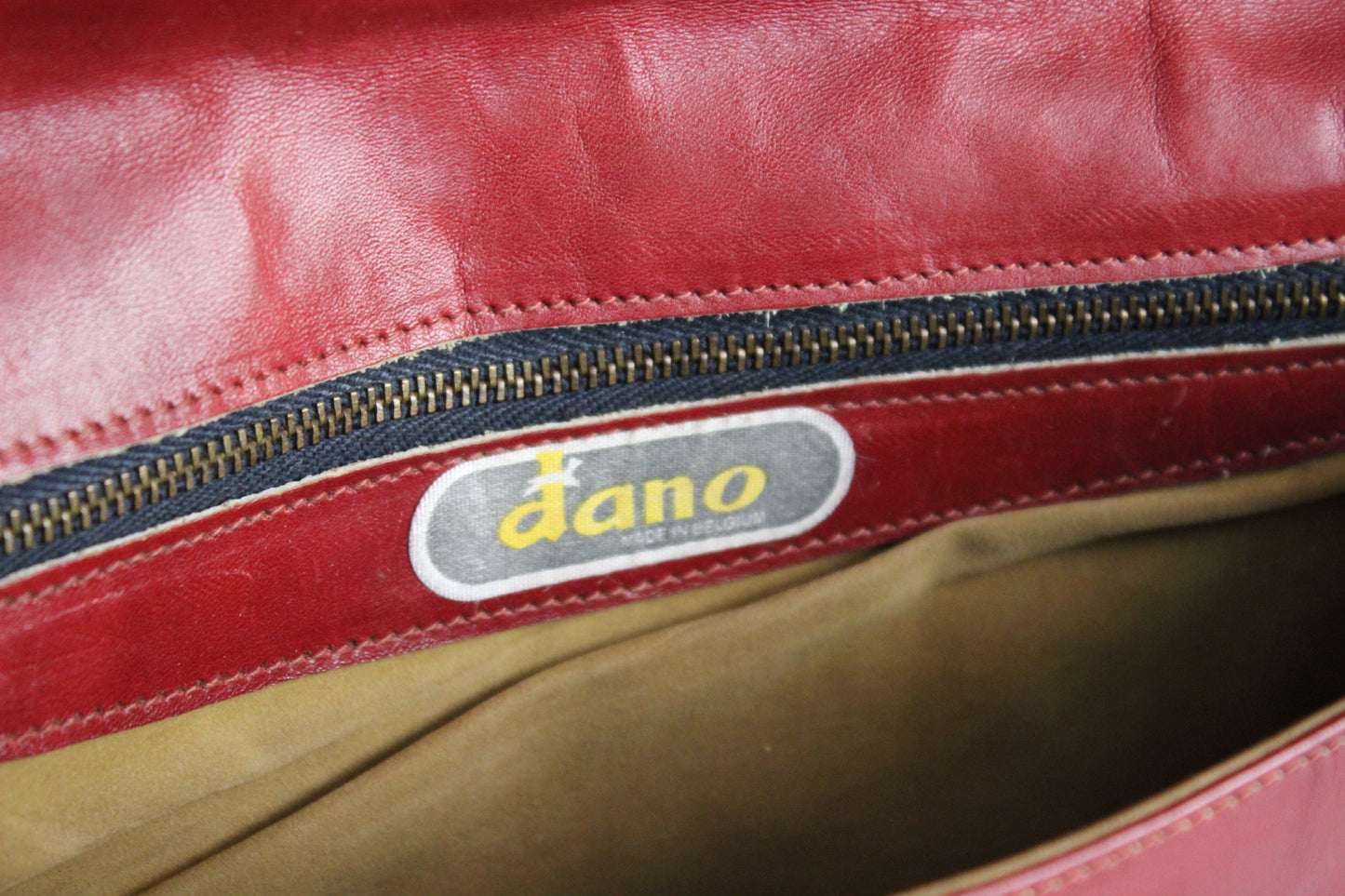 Vintage Dano Barolo Leather Shoulder Bag - 1980s