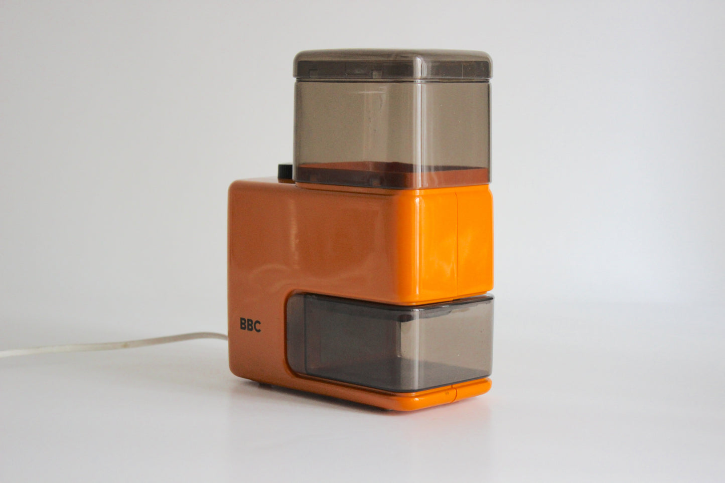 BBC Orange Electric Coffee Grinder. Germany 1970s.