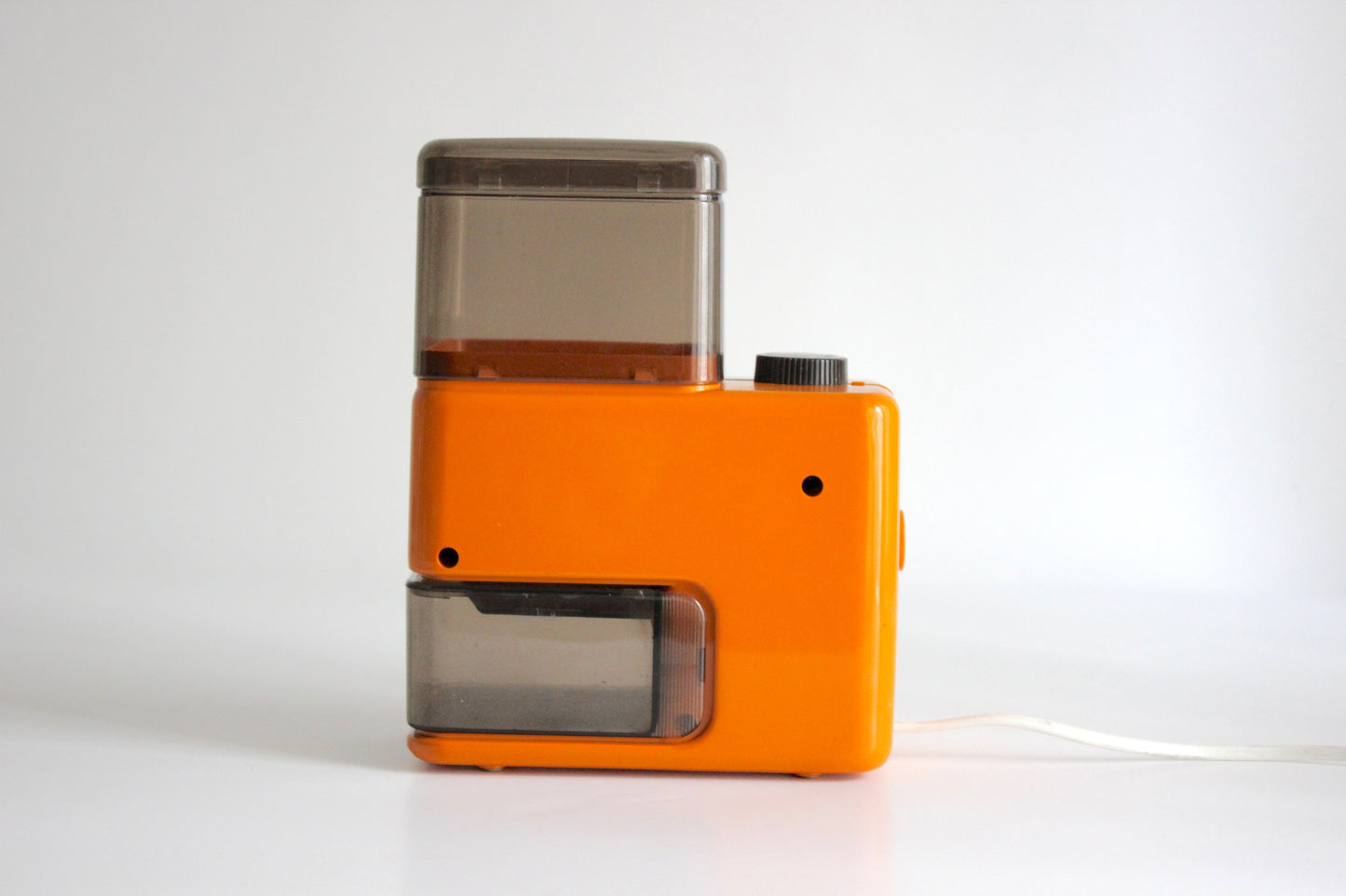 BBC Orange Electric Coffee Grinder. Germany 1970s.