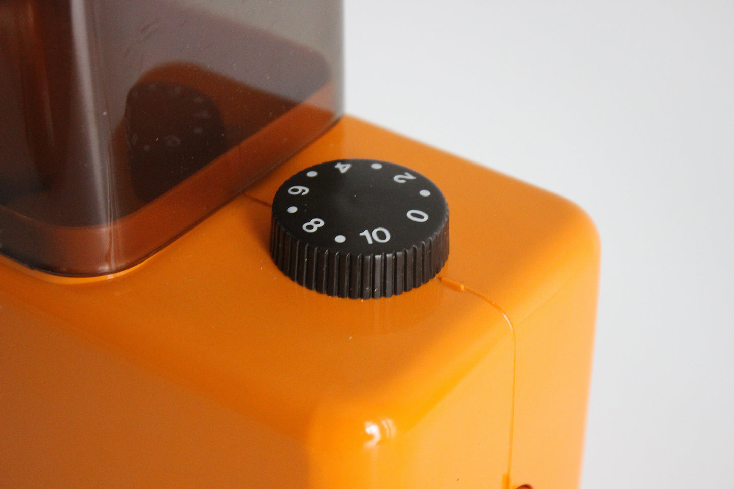 BBC Orange Electric Coffee Grinder. Germany 1970s.