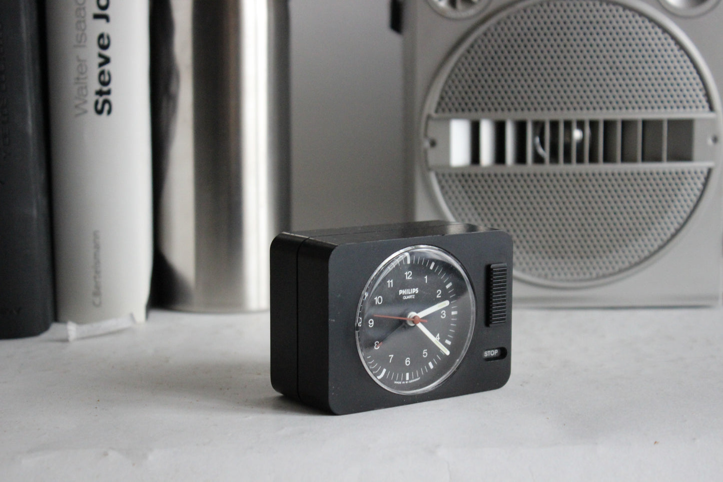Vintage Philips Quartz Alarm Clock - Germany 80s