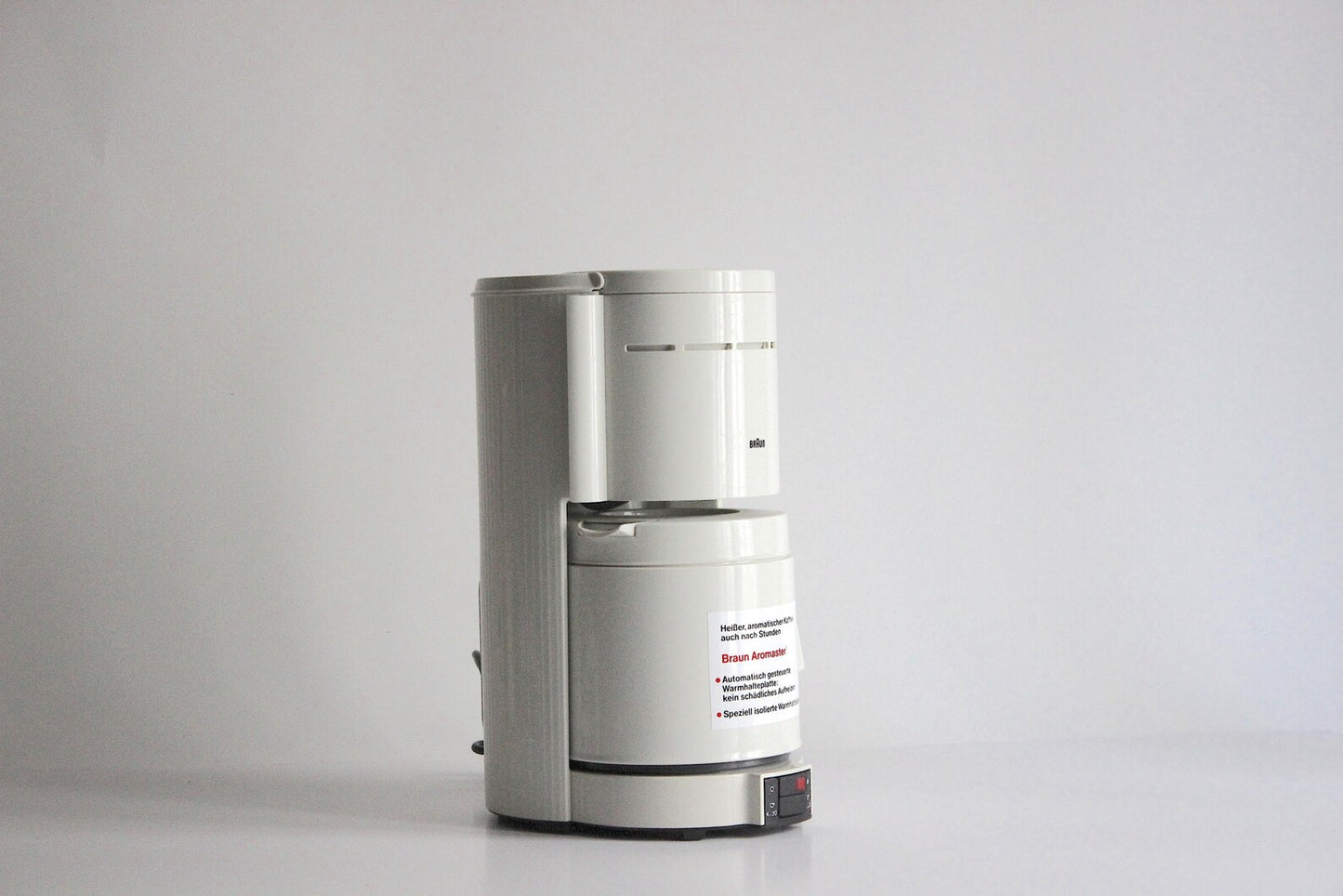 BRAUN Aromaster KF 26 Filter coffee maker. Hartwig Kahlcke, Germany 1989.