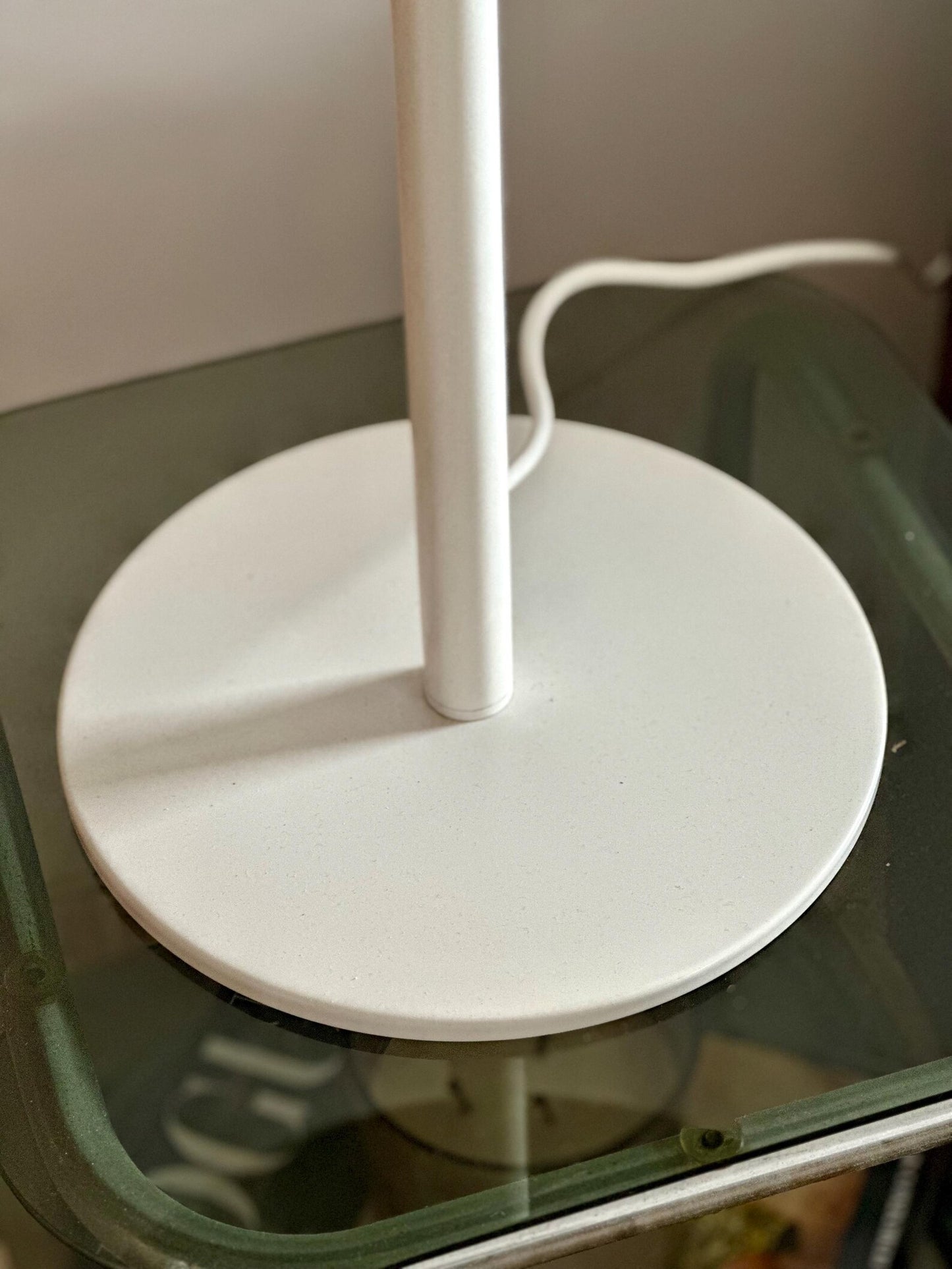 IKEA 365+ Brasa white mushroom table lamp, XXL (74 cm), discontinued swedish design