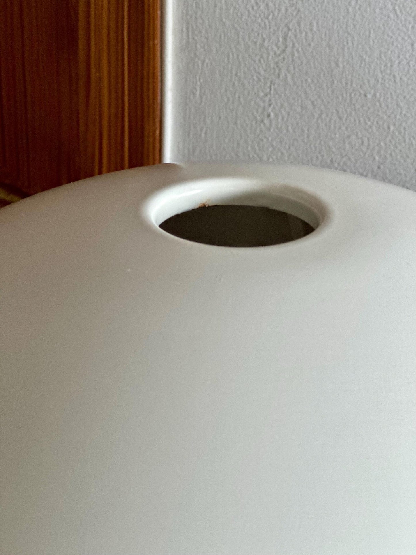 IKEA 365+ Brasa white mushroom table lamp, XXL (74 cm), discontinued swedish design
