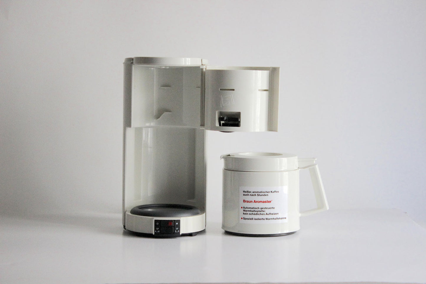 BRAUN Aromaster KF 26 Filter coffee maker. Hartwig Kahlcke, Germany 1989.