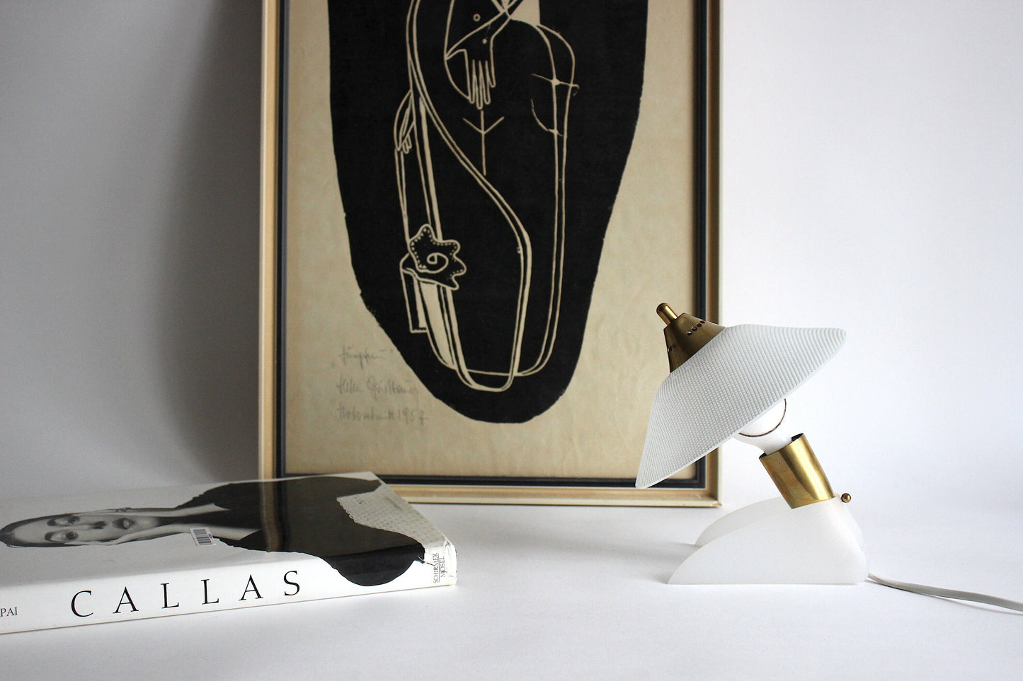 1950s Rupert Nikoll Lucite Table Lamp - Super Rare