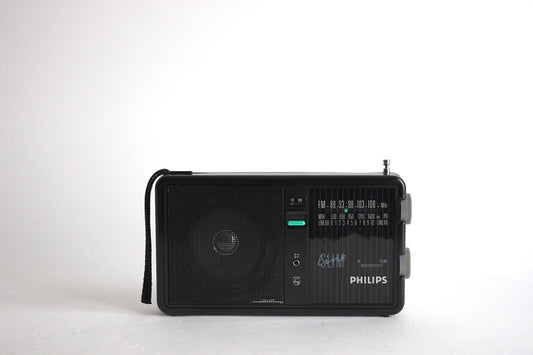 Philips D2042 Vintage Portable Radio: 1985 Hong Kong Masterpiece