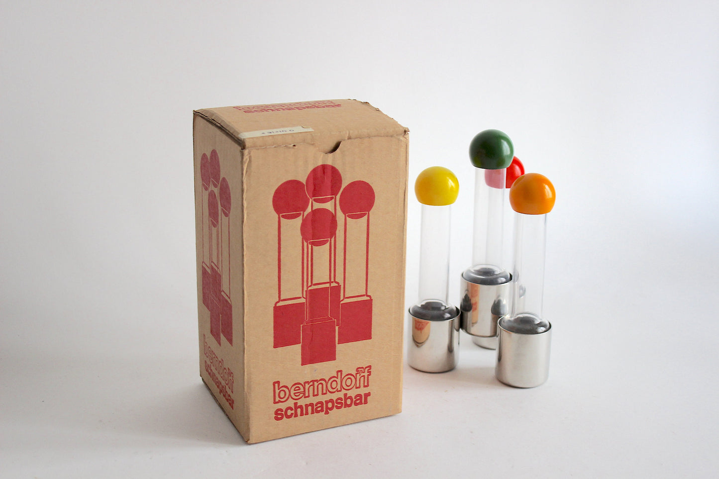 Berndorf Schnapsbar Set - Pristine Vintage Spirits Dispenser from Vienna