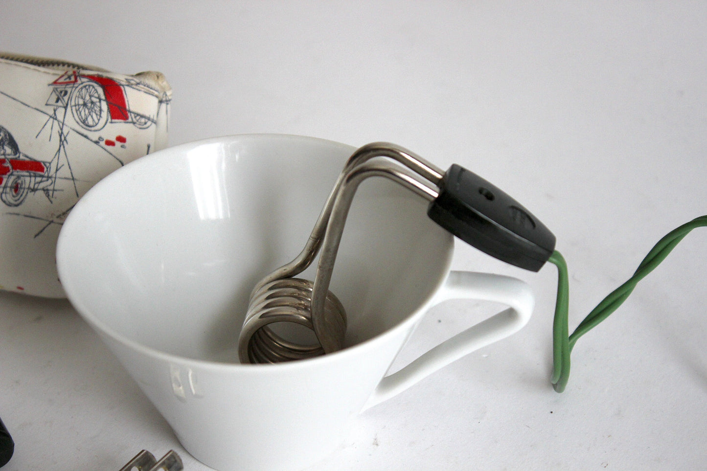 1960s West German Travel Water Heater: Perfect Vintage Condition with Case