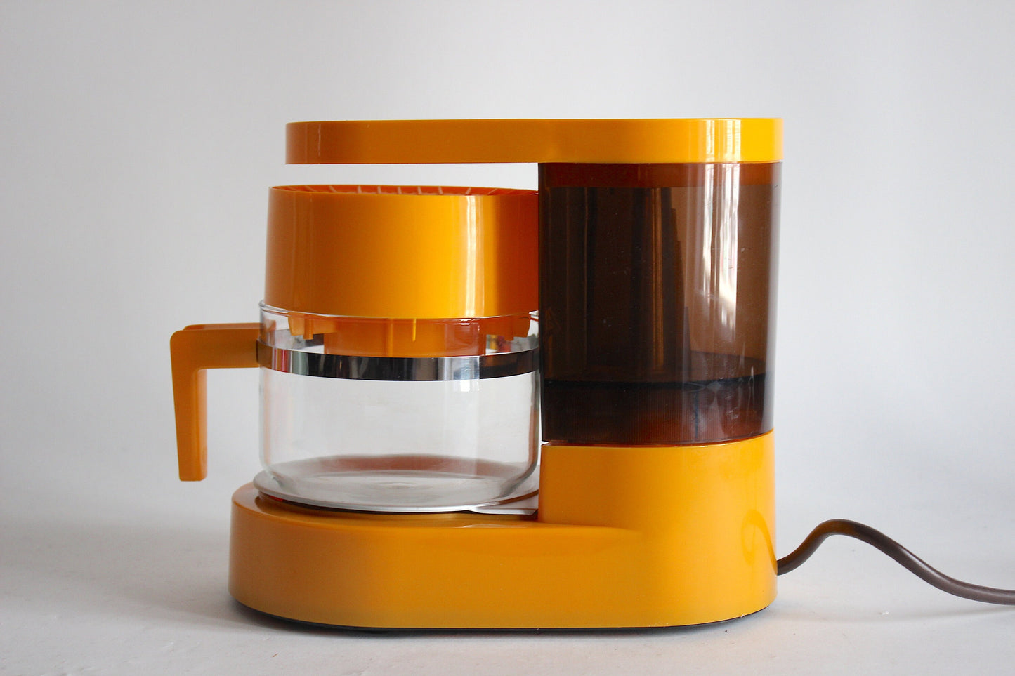 Rare 1970s Calor 2253 Coffee Maker - Vintage French Elegance in Orange