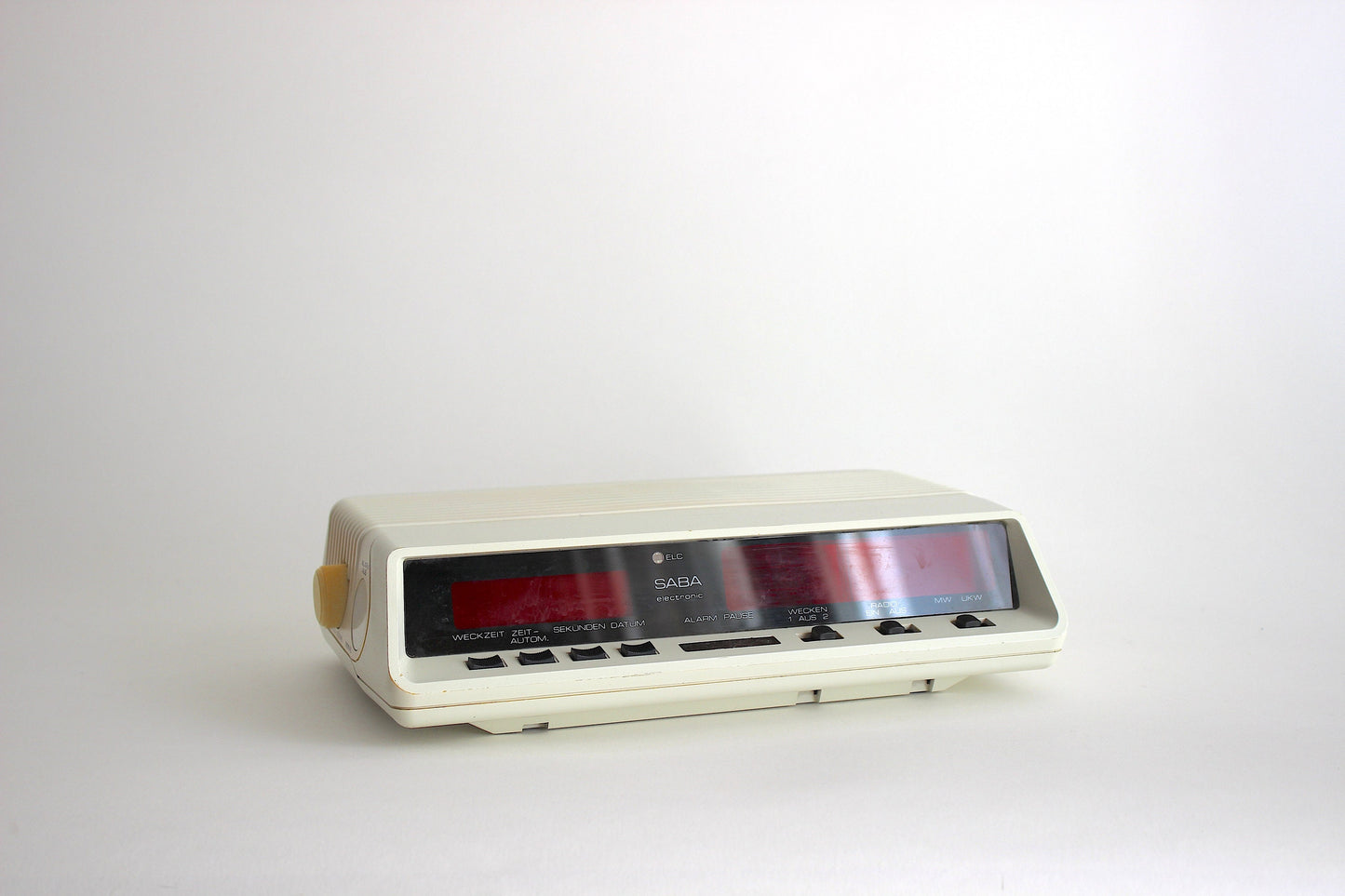 Vintage Saba Ultra Clock T Electronic Alarm Clock - Classic 70s Digital Clock