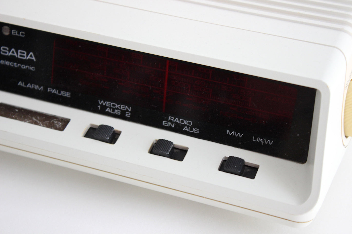 Vintage Saba Ultra Clock T Electronic Alarm Clock - Classic 70s Digital Clock