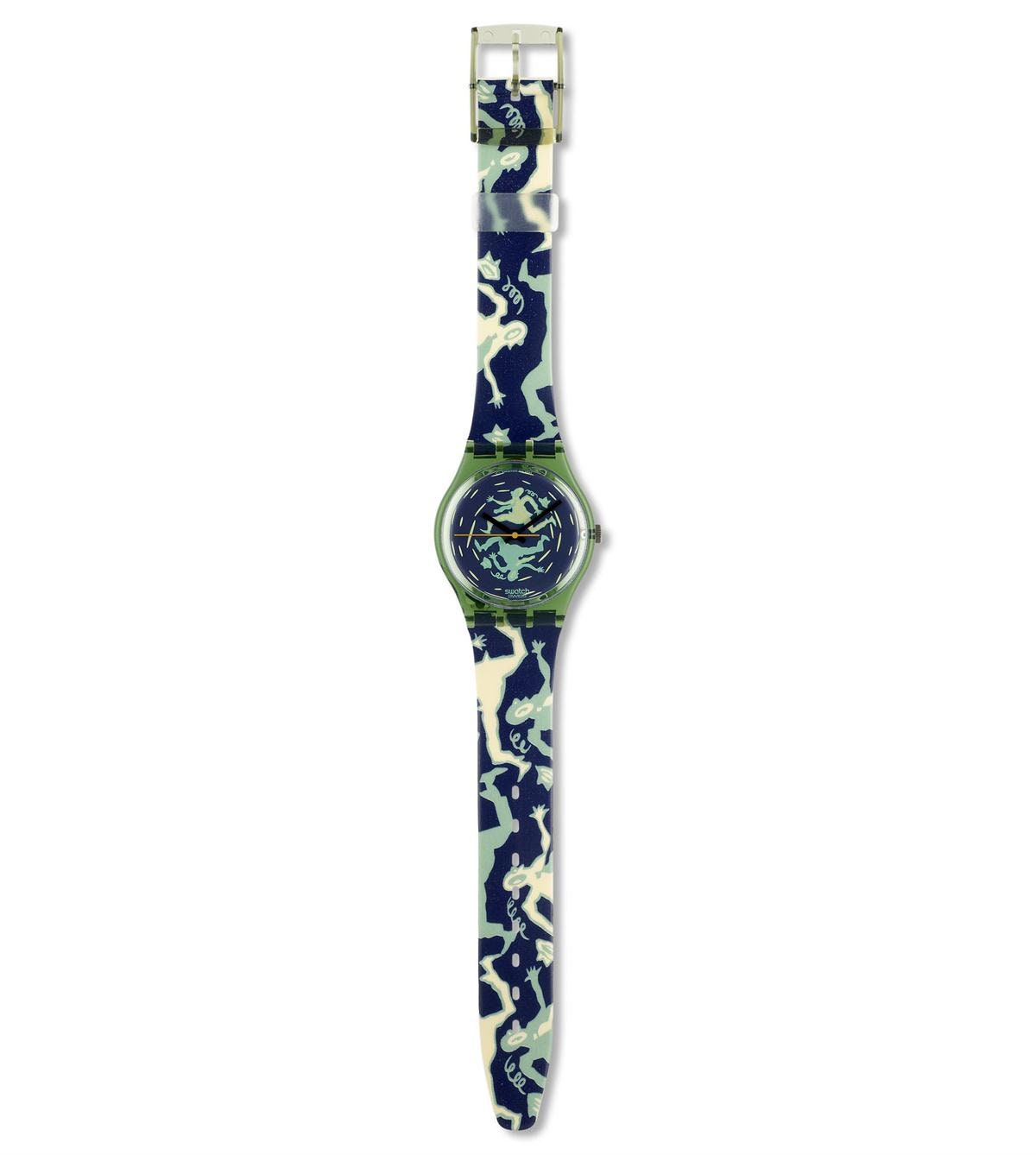Swatch Crash GG111 - NEW OLD STOCK - with Original Box and instructions book