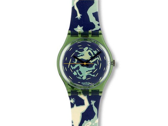 Swatch Crash GG111 - NEW OLD STOCK - with Original Box and instructions book