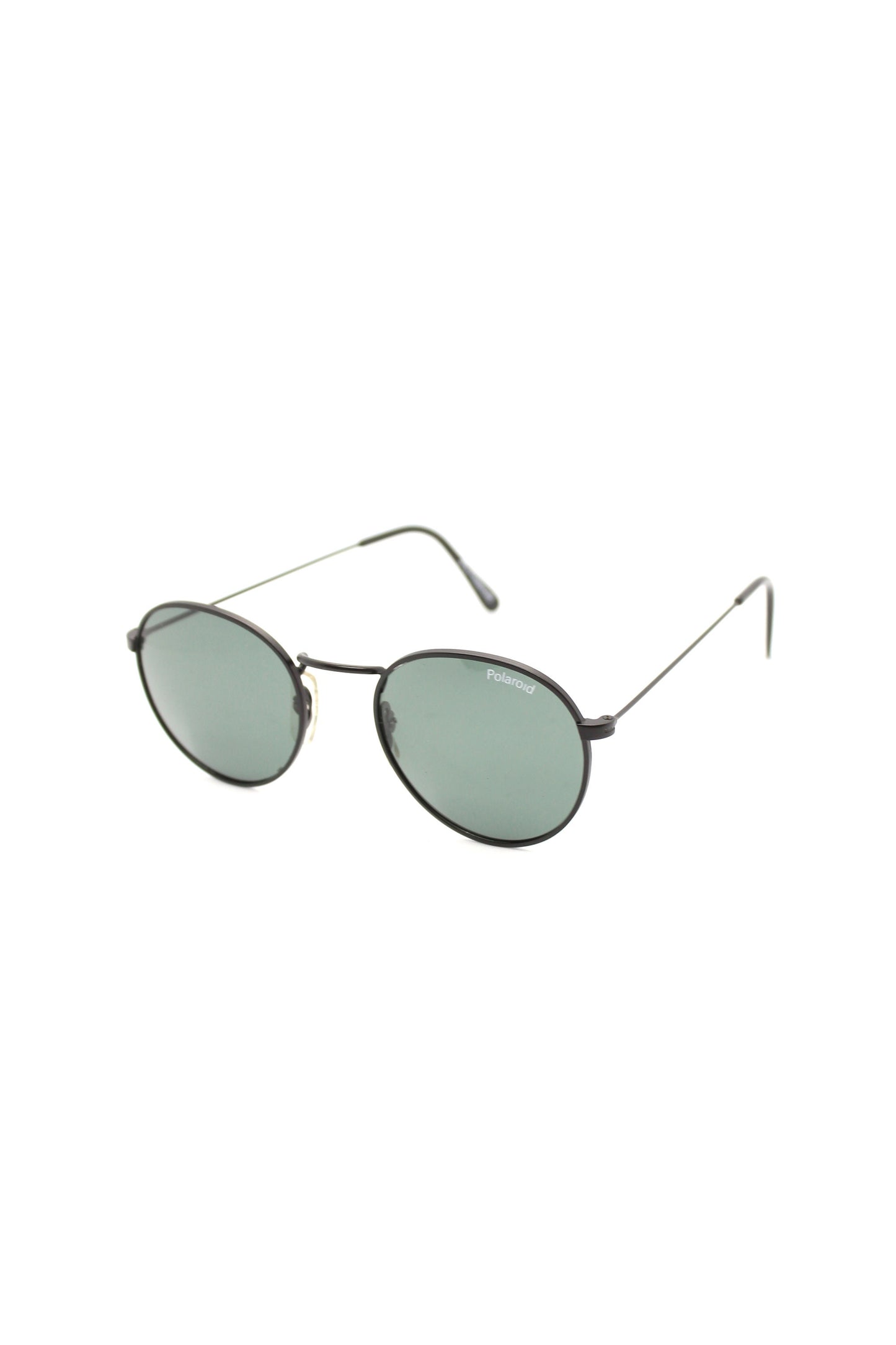 POLAROID round black Vintage New Old Stock sunglasses