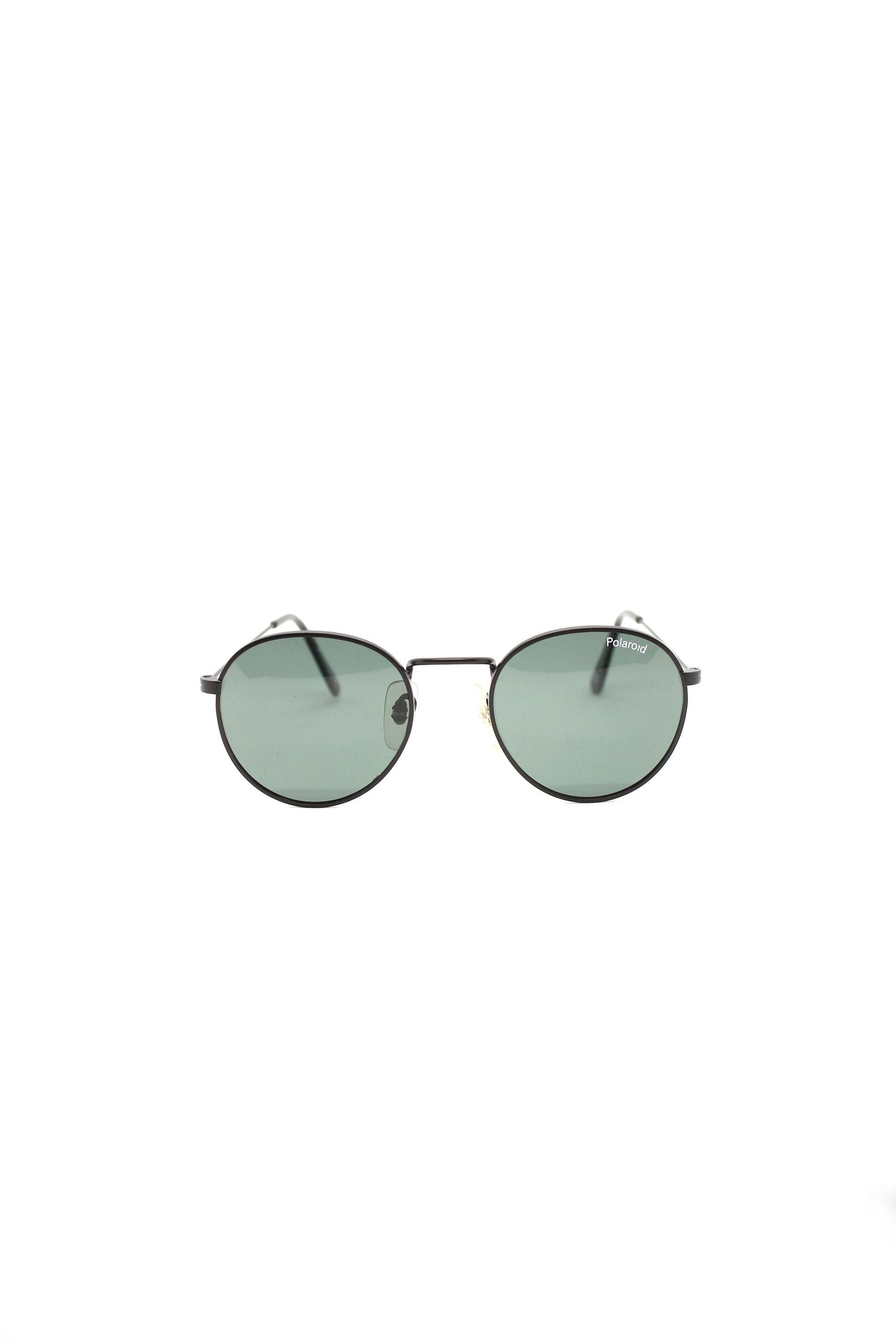 POLAROID round black Vintage New Old Stock sunglasses