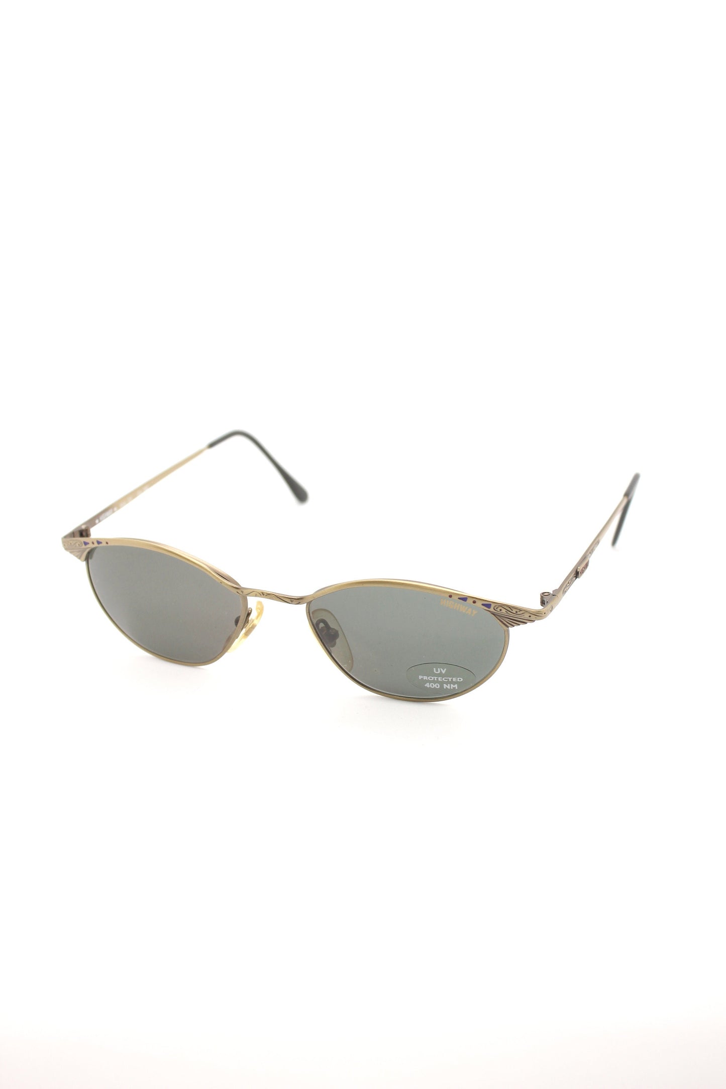 HIGHWAY 90s Metal cat eye Vintage New Old Stock sunglasses