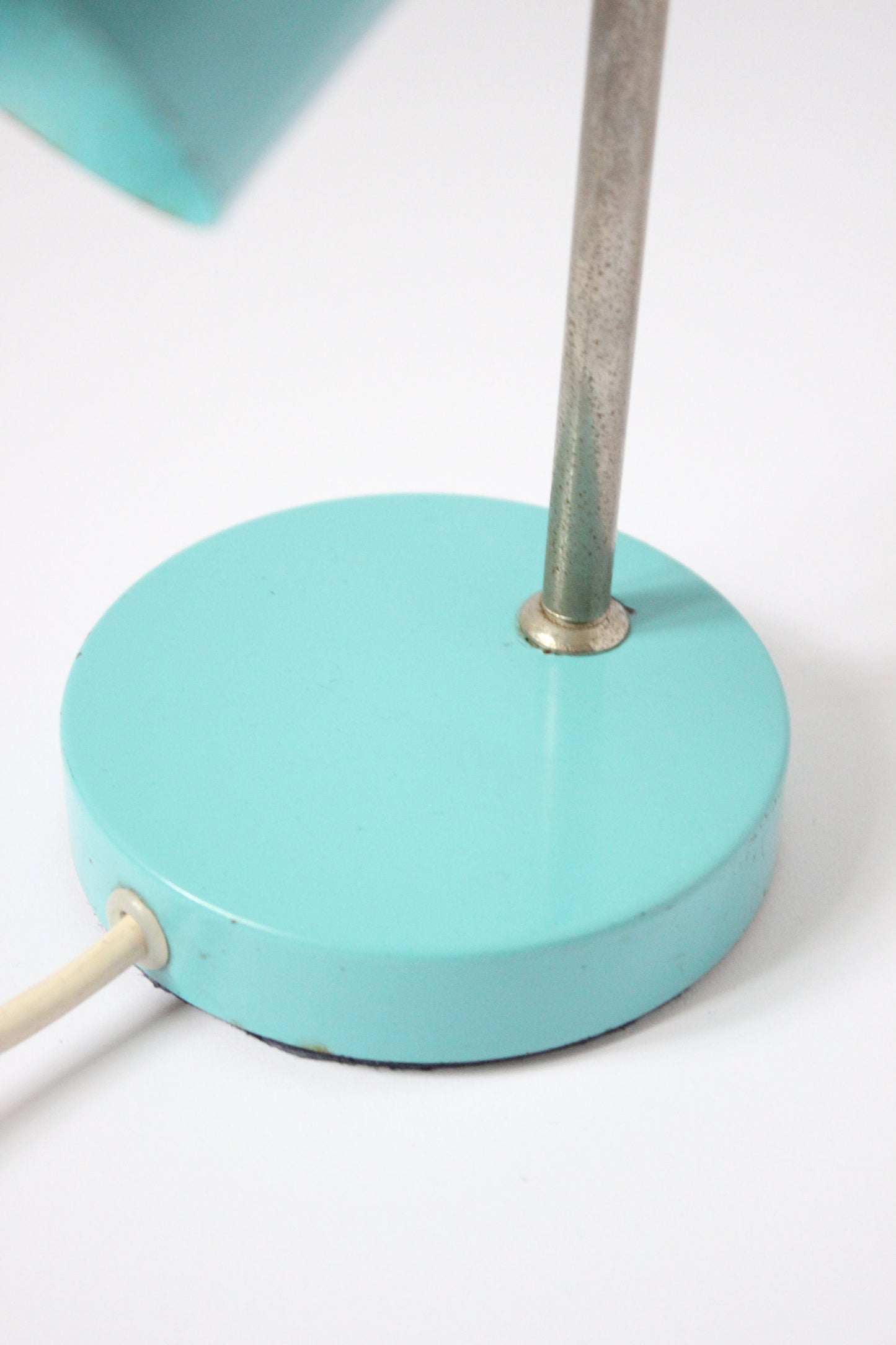 Vintage Blue Table Lamp - 60s Space Age
