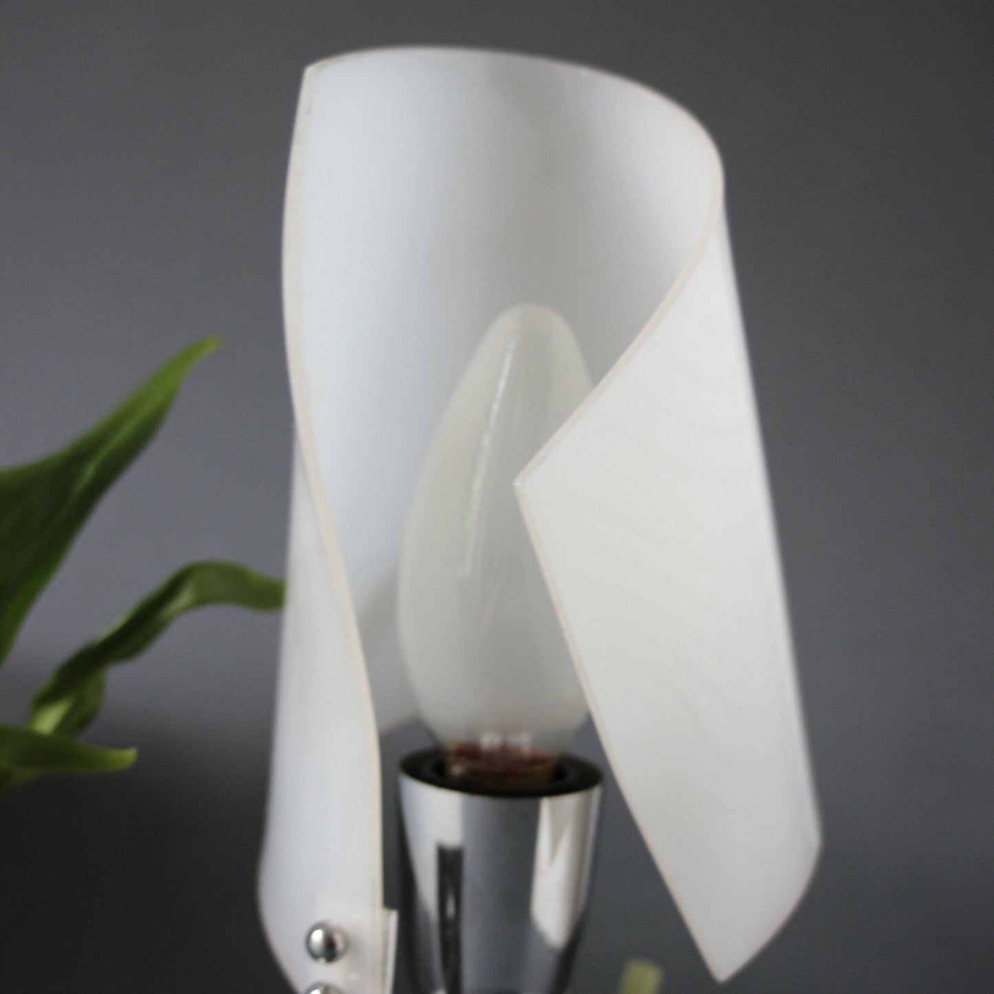 70s night lamp. Mid-Century design. Space era, Space age. Boho.
