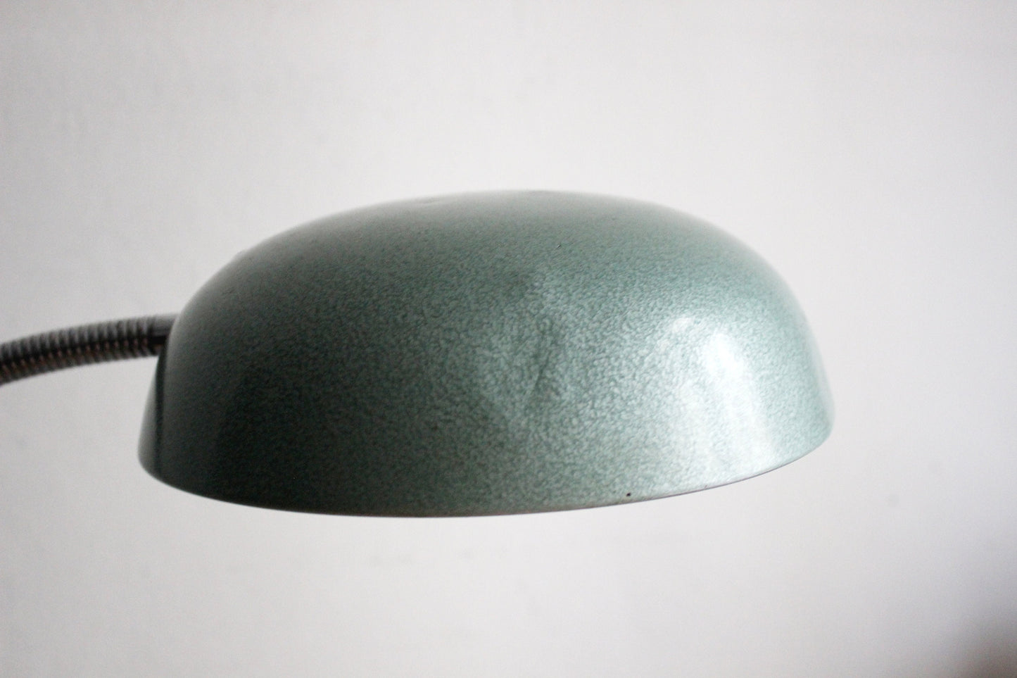 Vintage 1950s gooseneck desk lamp, Bauhaus SIS, was Kaiser Idell. Industrial design