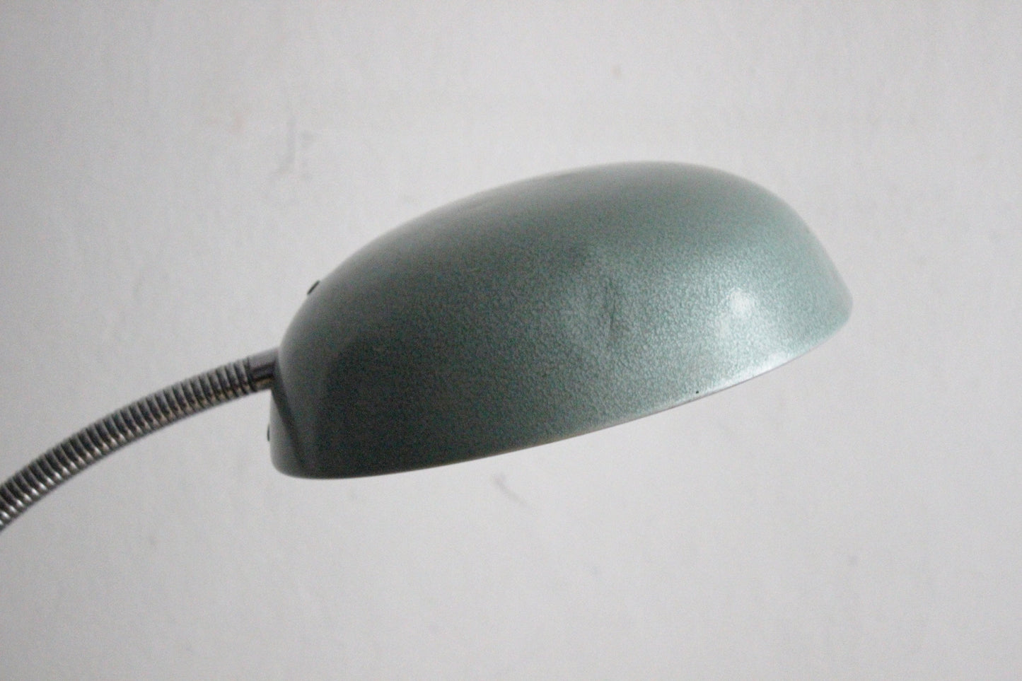Vintage 1950s gooseneck desk lamp, Bauhaus SIS, was Kaiser Idell. Industrial design