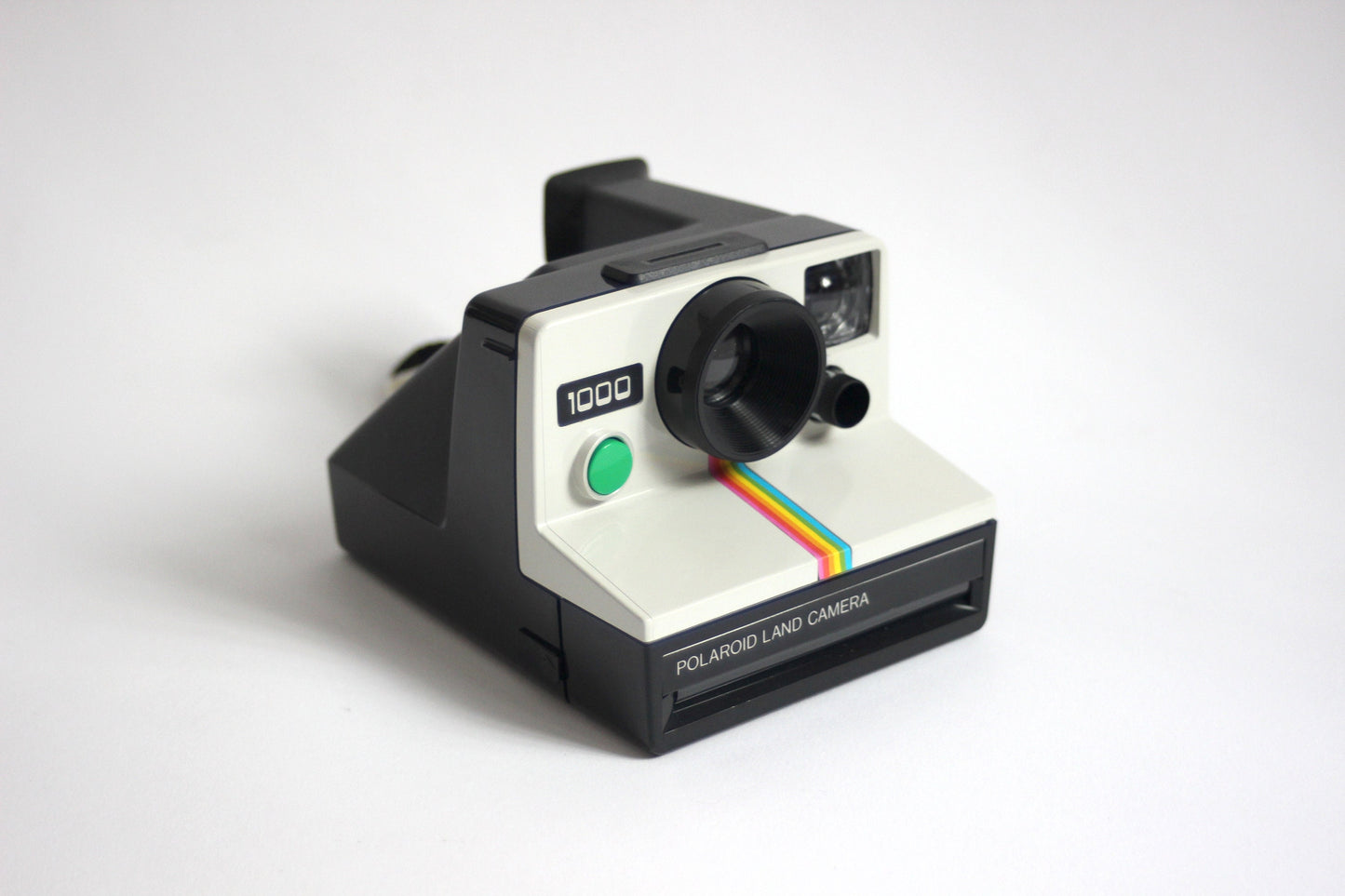 Polaroid 1000 Land Camera - green shutter button