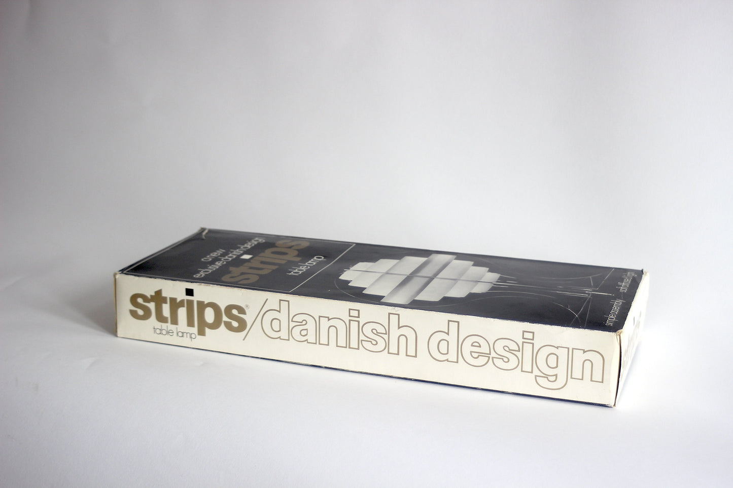 STRIPS table lamp. Flemming Brylle & Preben Jacobsen. Quality System. Denmark, 1965.