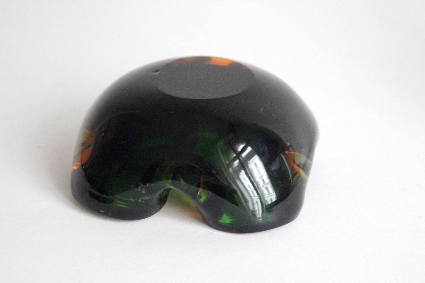 Murano multicolored glass ashtray 1960s.