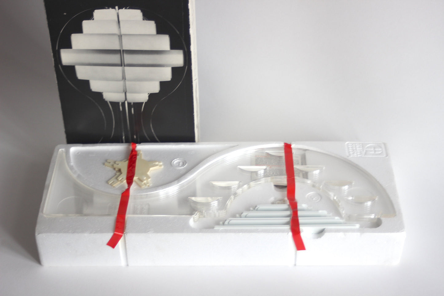 STRIPS table lamp. Flemming Brylle & Preben Jacobsen. Quality System. Denmark, 1965.