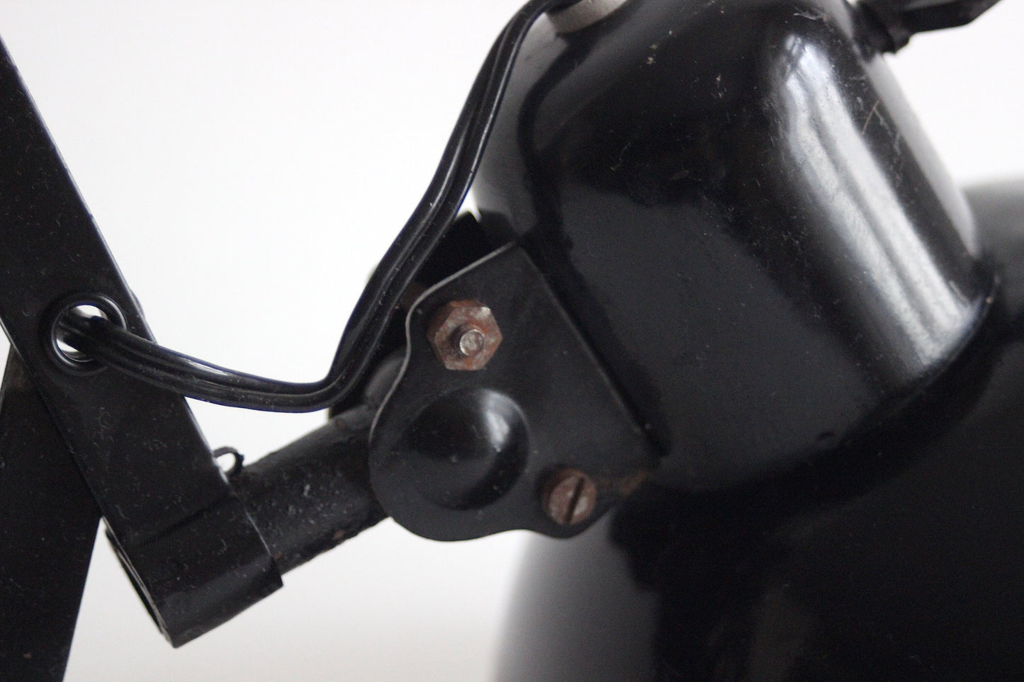 Industrial vintage Scissor wall lamp. Austria 1930s / 1940s.