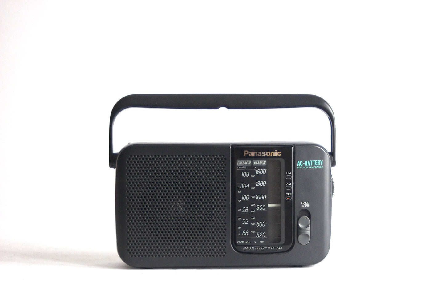 PANASONIC RF-544 portable radio. NEW, with original box. Japan 1992.