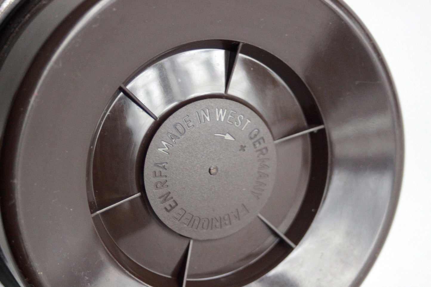 DR ZIMMERMANN Vintage 70s thermos. Knox and Orange thermos bottle. Space age design. Made in West Germany.