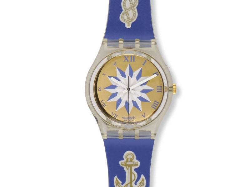Swatch Blue Anchorage GK140 - NEW OLD STOCK - with Original Box